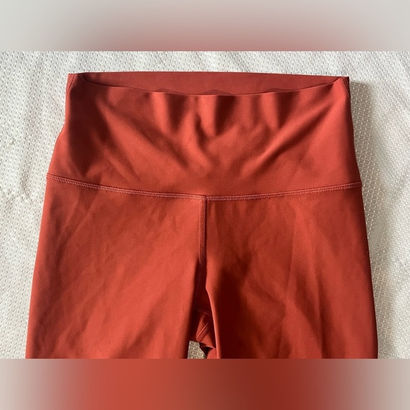 Old Navy Active Powersoft High-Rise Go-Dry Rust Orange-Red Leggings Size Small - Picture 2 of 15